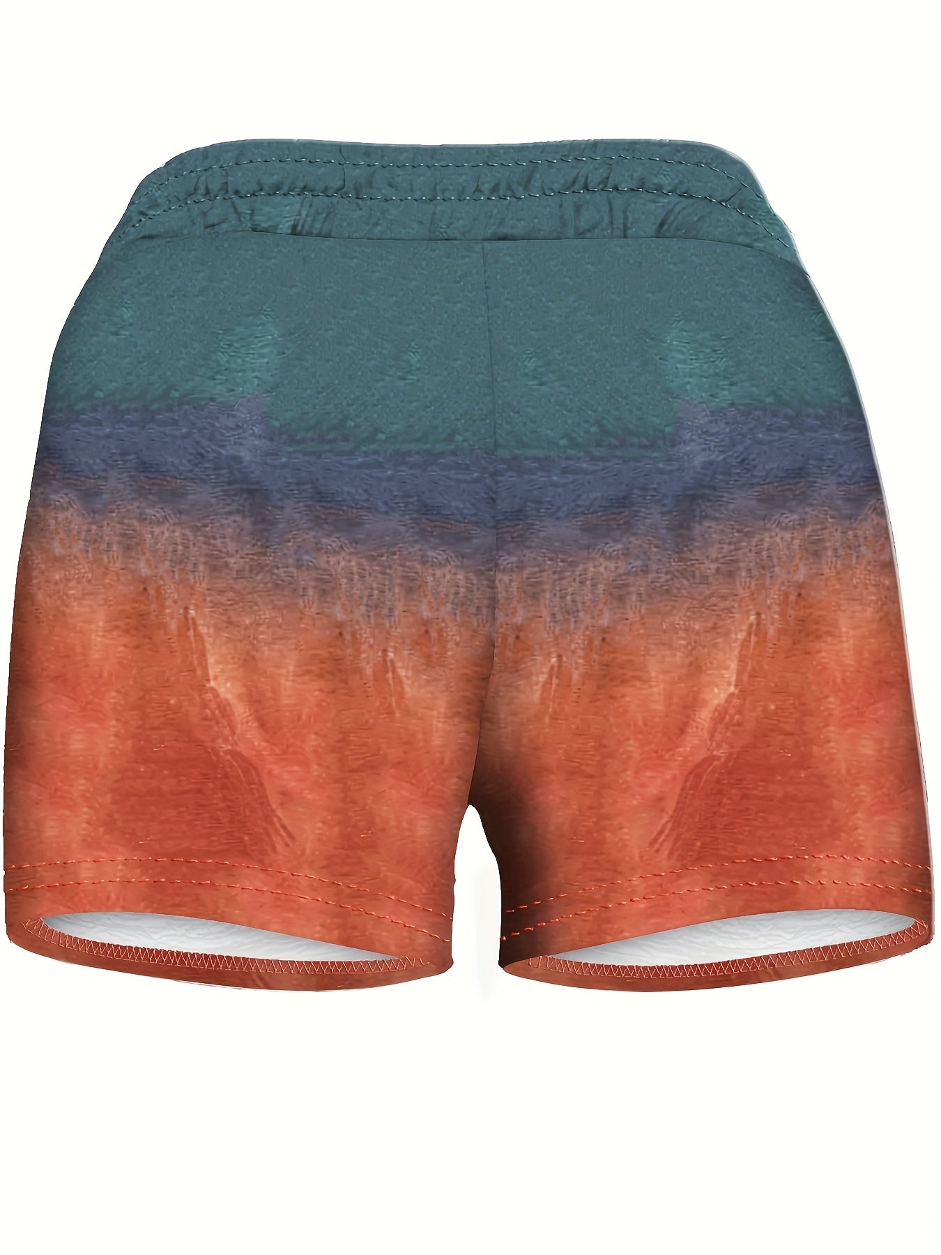 Women's semester lounge shorts med palmtryck och text DAY DRINKIN' - perfekta för sommar och fritid
