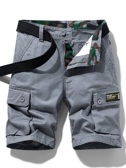Herrar Cargo Shorts med Bälte – Klassisk och Praktisk för Vardag och Äventyr