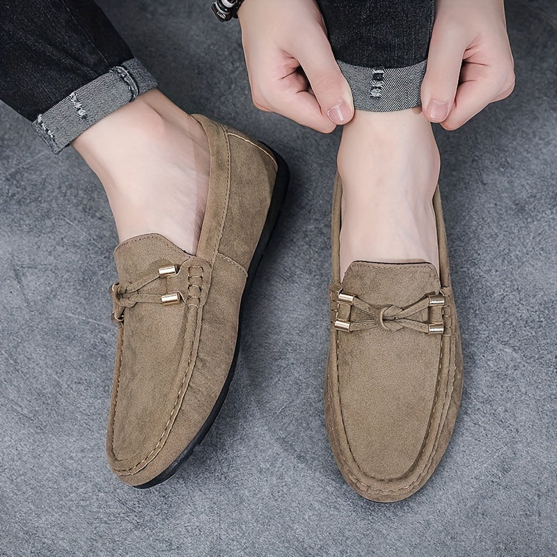 Herr Loafers Slip-on Casual Eleganta Skomode för Vardag och Streetwear