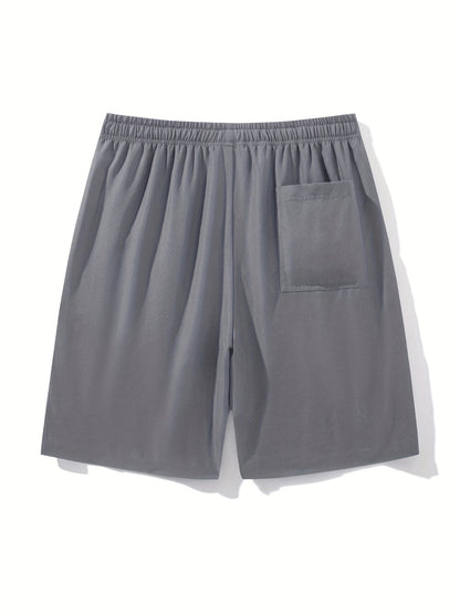 Herrar Sportshorts med Dragkedjefickor – Lösa Träningsshorts för Aktiva