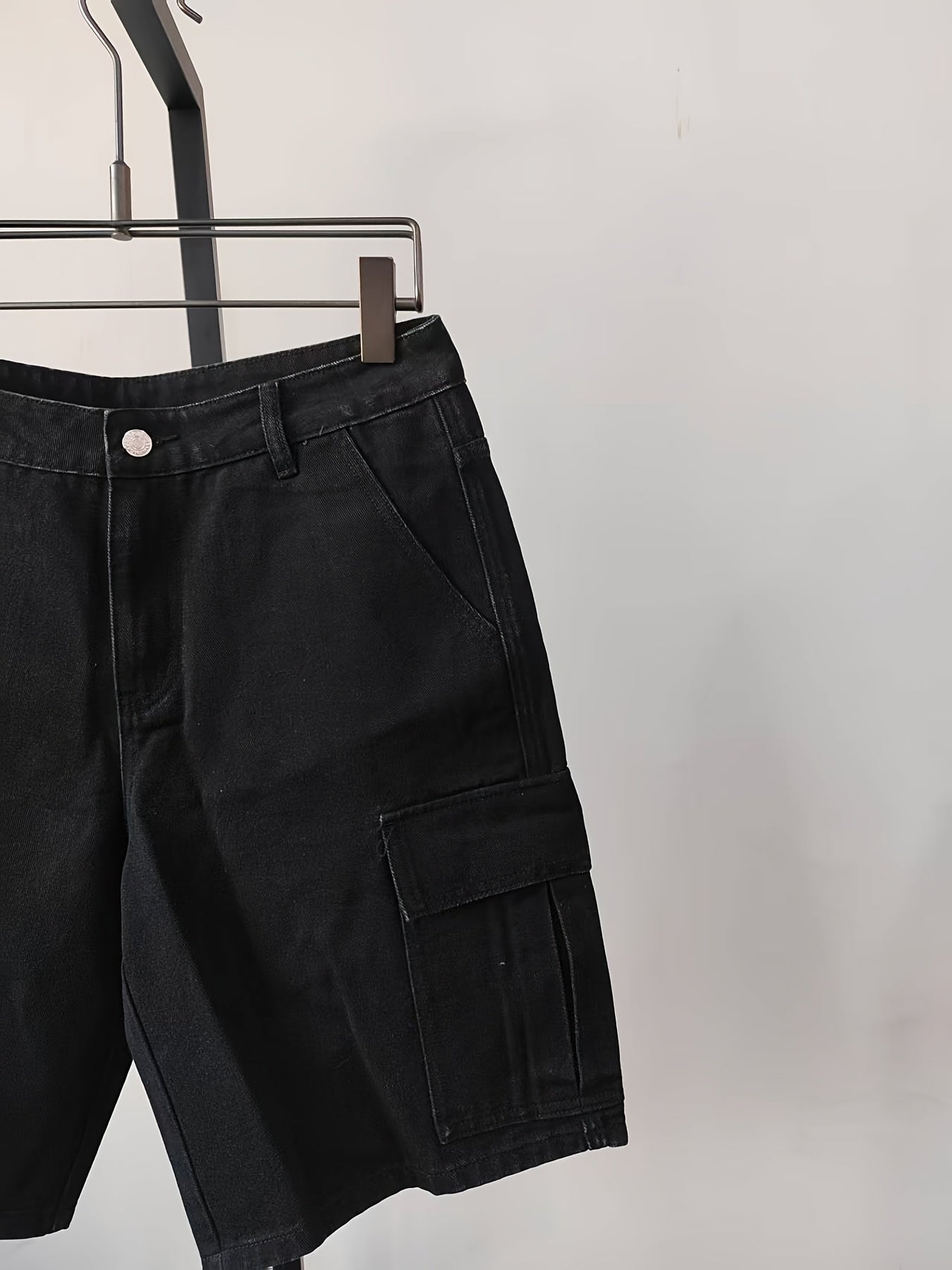 Herr Bermuda Shorts med Fickor – Avslappnad Stil för Vardagsbruk och Fritid