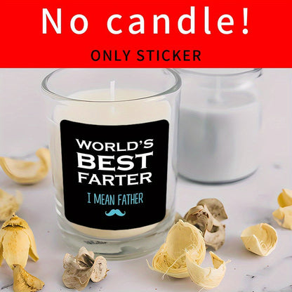 Herrarnas roliga presentljus - World's Best Farter (I Mean Father) - Perfekt för fars dag eller födelsedag
