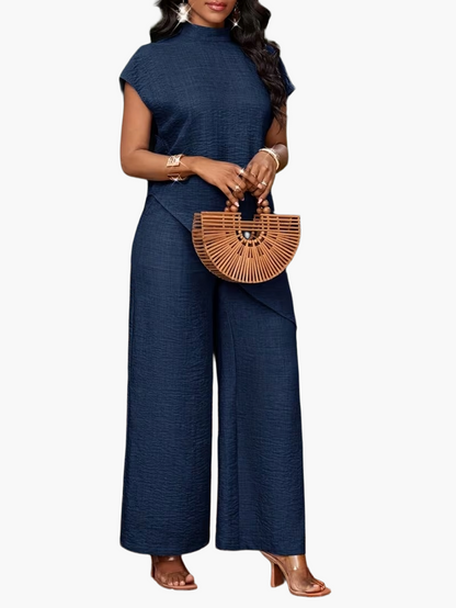 Dam Jumpsuit Asymmetrisk Elegant Vår/Sommar Fest & Vardag