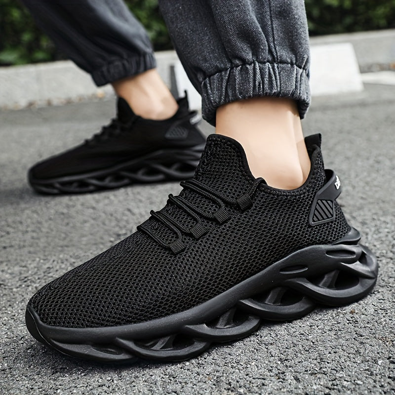 Herr Sneakers Sportiga Löparskor med Modern Design för Träning och Vardag
