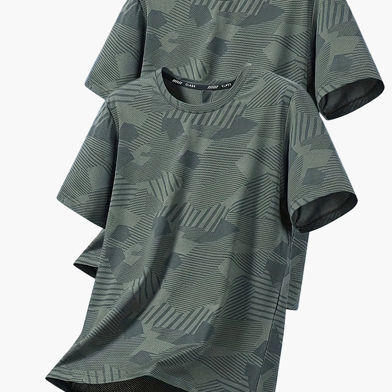 Herr T-shirt Set – Avslappnad Tropisk Stil, Perfekt för Vardagsbruk och Semester
