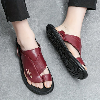 Herr Tofflor Slip-On Sandaler Casual Stil – Perfekta för Vardagsbruk och Avkoppling