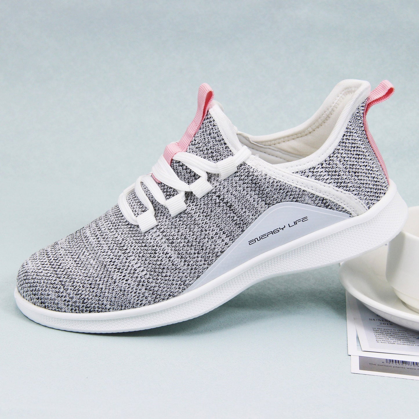 Dam Sneakers Vardagsstil Lätta och Bekväma Träningsskor
