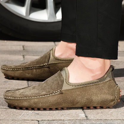 Herrloafers Slip-on Elegant Stil För Vardag och Bilkörning