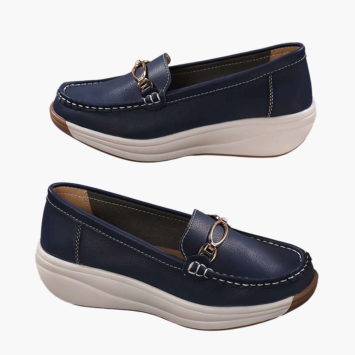 Damskor Loafers Elegant Slip-on för Vardag och Arbete