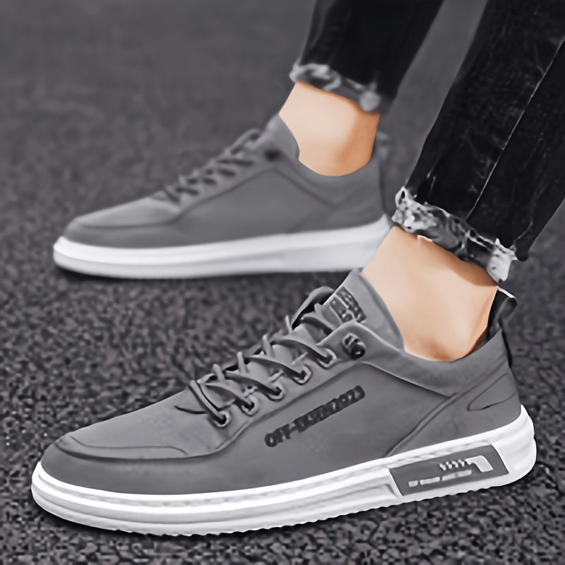 Herr Sneakers Låga Streetwear Modern Stil Vardagsbruk