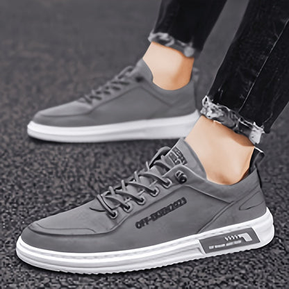 Herr Sneakers Låga Streetwear Modern Stil Vardagsbruk