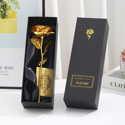 Elegant Dekorativ Evighetsros i Presentbox – Perfekt Gåva för Kvinnor, Romantisk Inredning och Jubileum