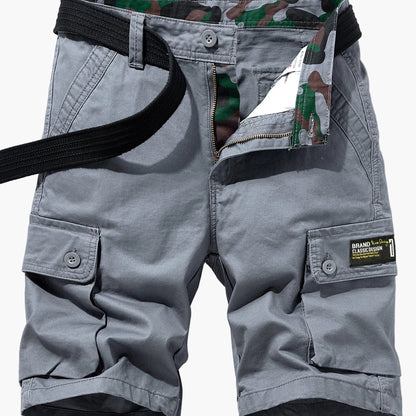 Herrar Cargo Shorts med Bälte – Klassisk och Praktisk för Vardag och Äventyr