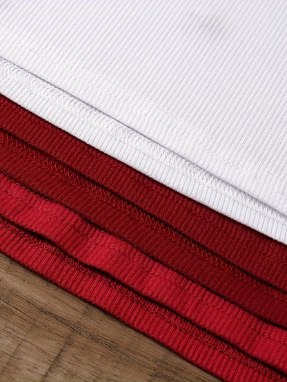 Damers trendiga somriga kort topp med broderi och hög midjejeansshorts – perfekt för vardag och fritid