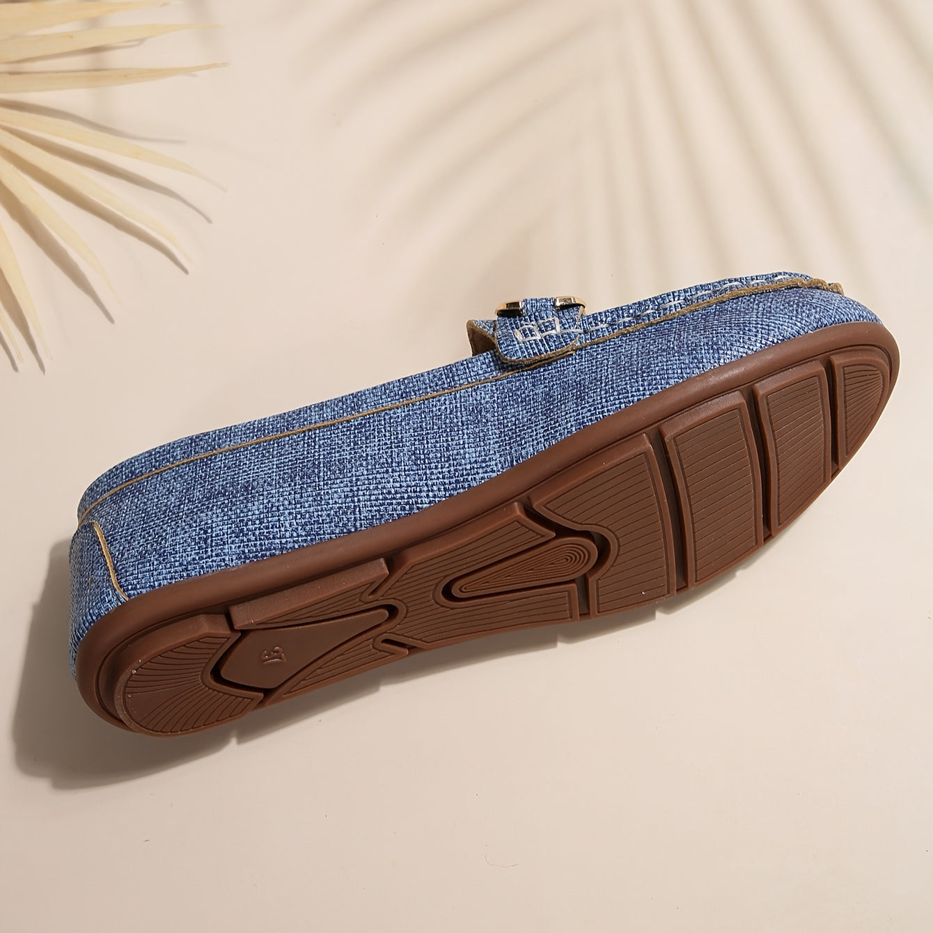 Damloafers Slip-on med Kedjedetalj Elegant Vardagsstil