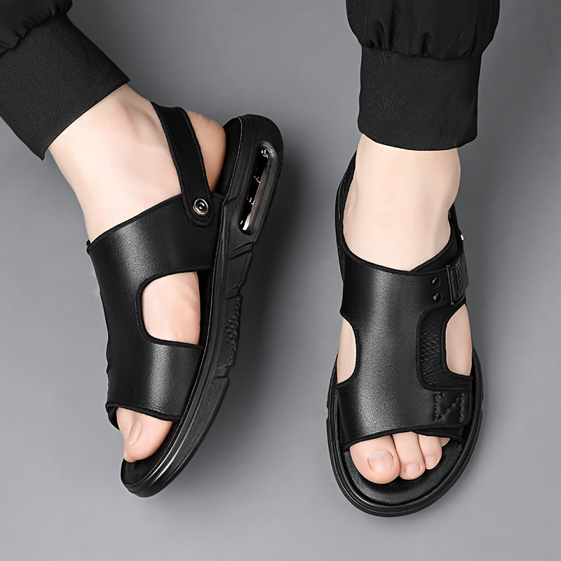 Herrsandaler med modern design och stötdämpande sula för vardagsbruk och fritid