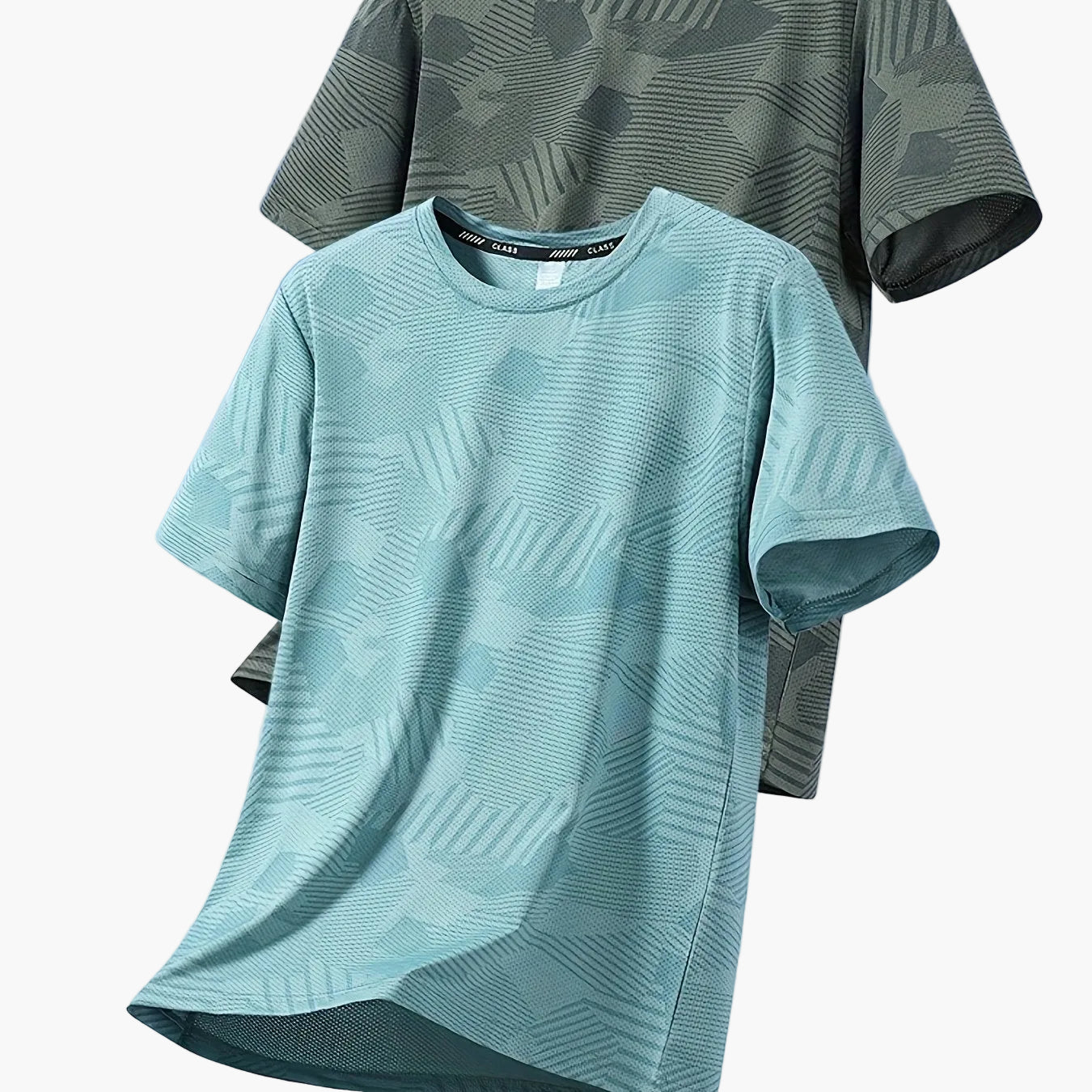 Herr T-shirt Set – Avslappnad Tropisk Stil, Perfekt för Vardagsbruk och Semester