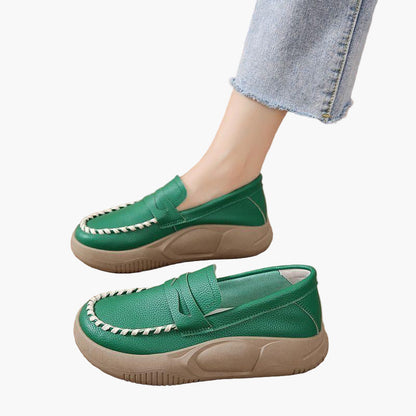 Damloafers med ortopedisk komfort och halkfri sula – vardagsskor med modern design