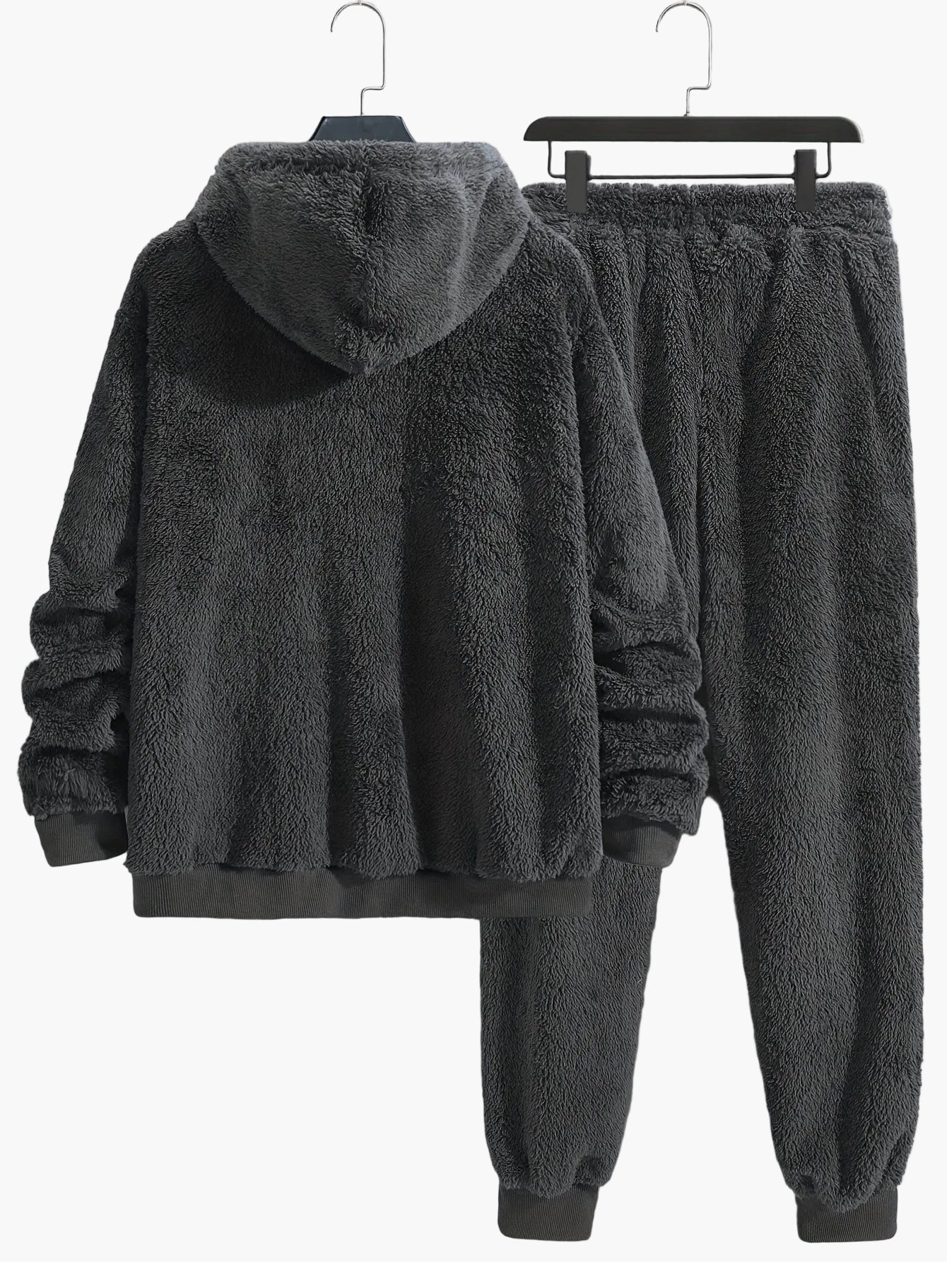 Herrarnas mysiga tvådelade lounge-set med huva – avslappnad höst/vinter-outfit