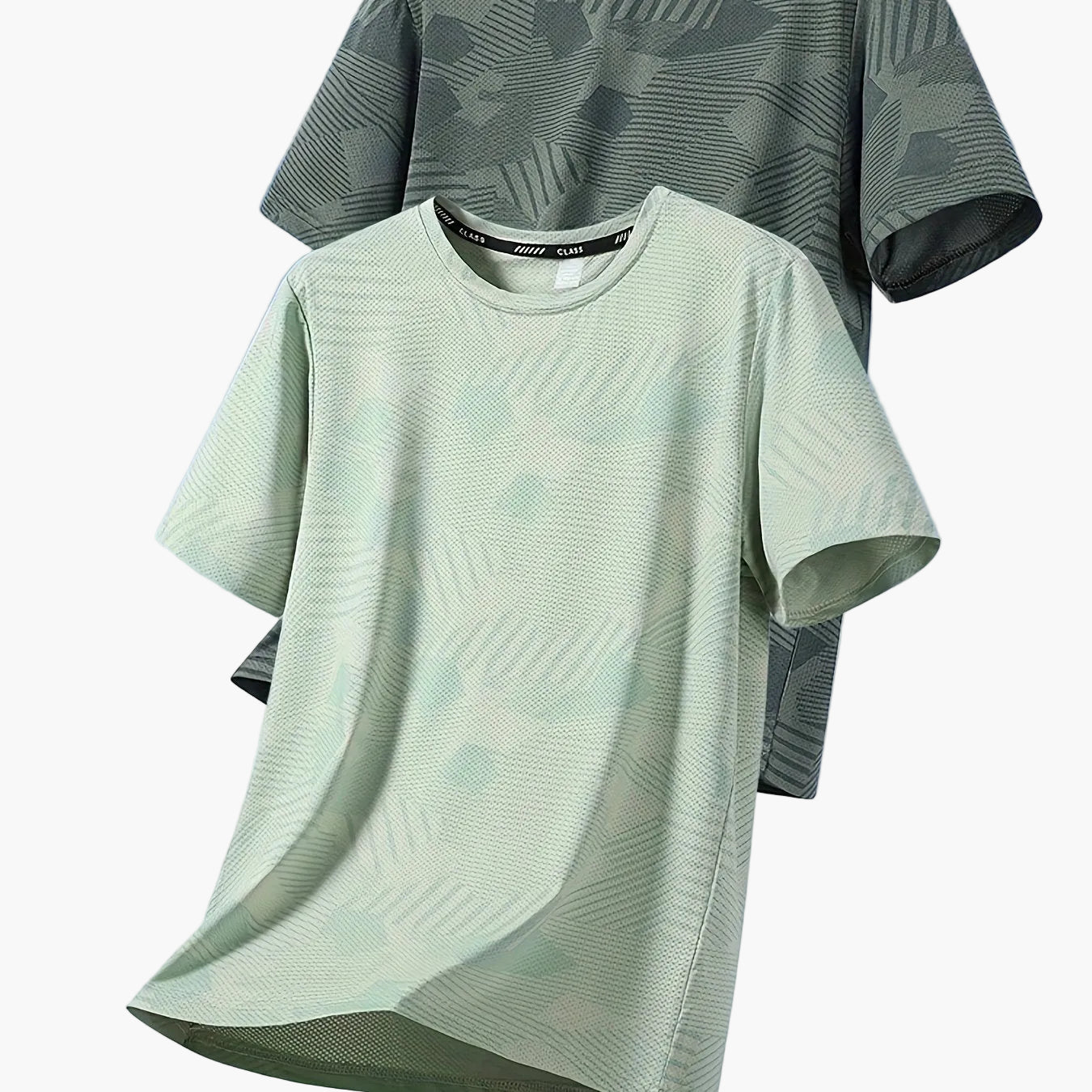 Herr T-shirt Set – Avslappnad Tropisk Stil, Perfekt för Vardagsbruk och Semester