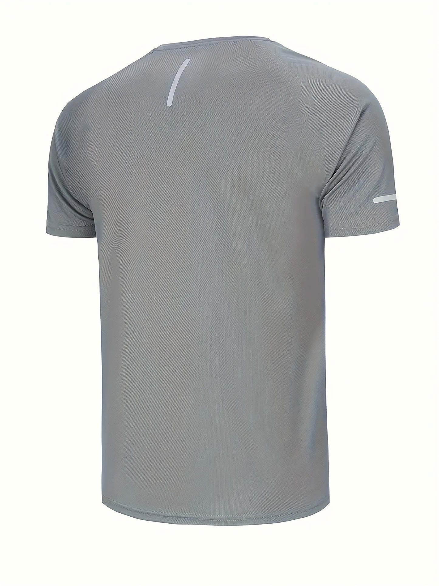 Herr T-shirt Sportig Träningsfunktion Kortärmad för Aktiv Livsstil