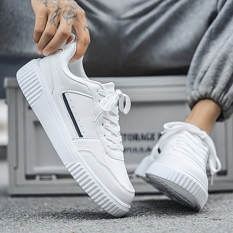 Herr Sneakers Låg Modell Modern Streetstil Vardag