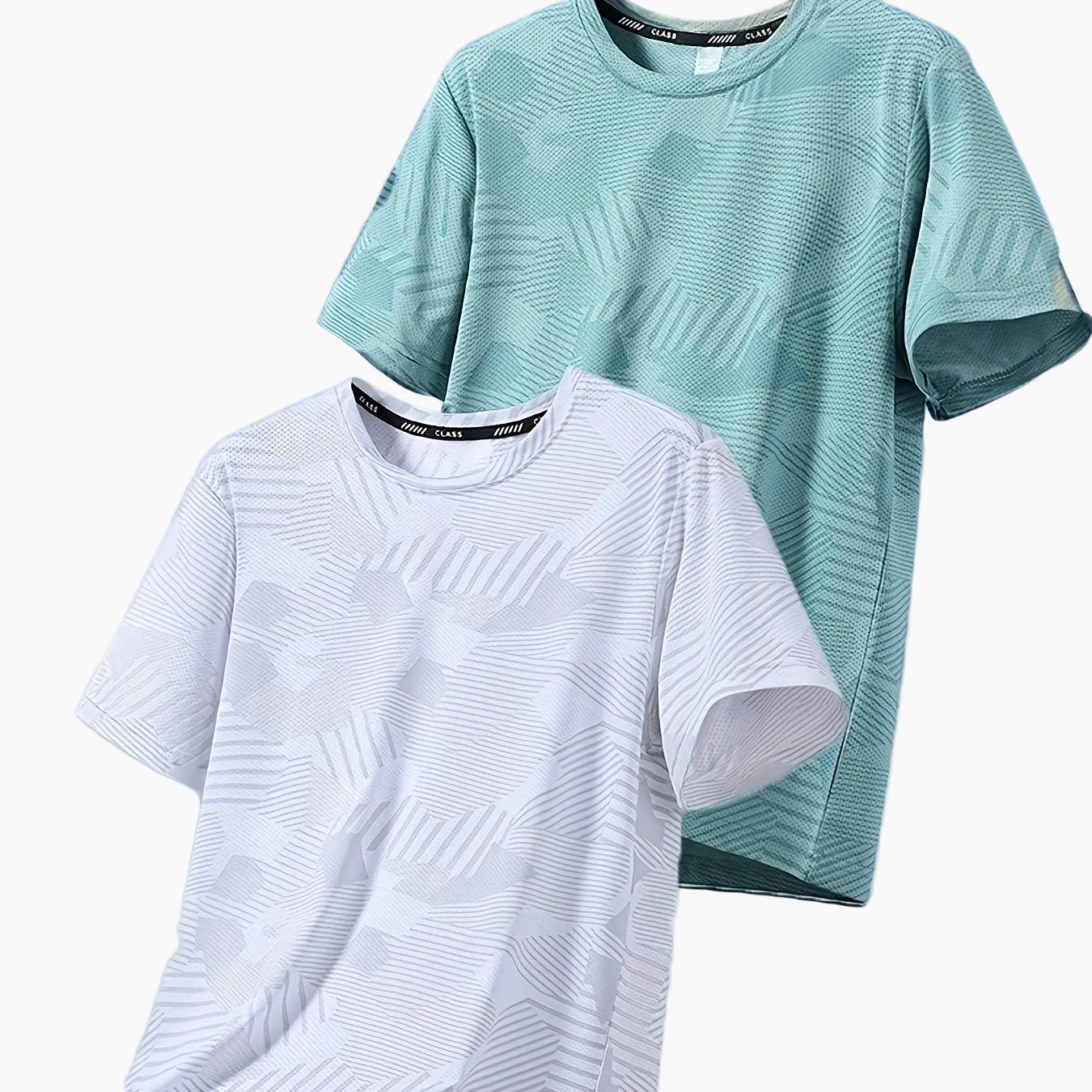 Herr T-shirt Set – Avslappnad Tropisk Stil, Perfekt för Vardagsbruk och Semester