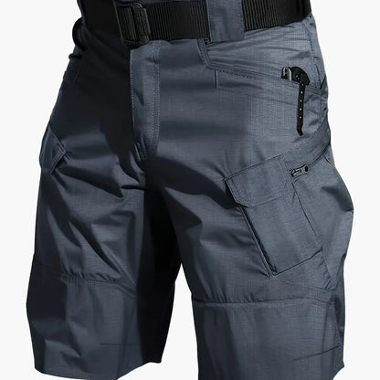 Herrar Taktiska Shorts med Flera Fickor och Bälte – Perfekta för Vandring & Utomhusaktiviteter