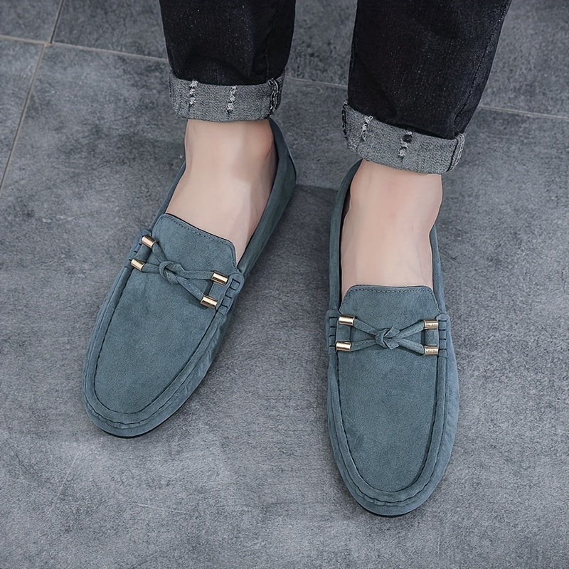 Herr Loafers Slip-on Casual Eleganta Skomode för Vardag och Streetwear
