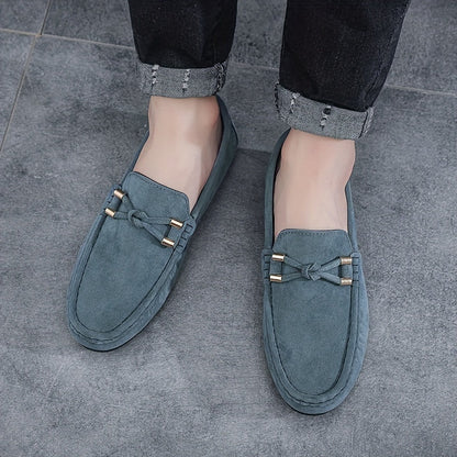 Herr Loafers Slip-on Casual Eleganta Skomode för Vardag och Streetwear