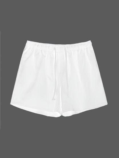 Herrshorts med dragsko – Boho stil för strand och fritid