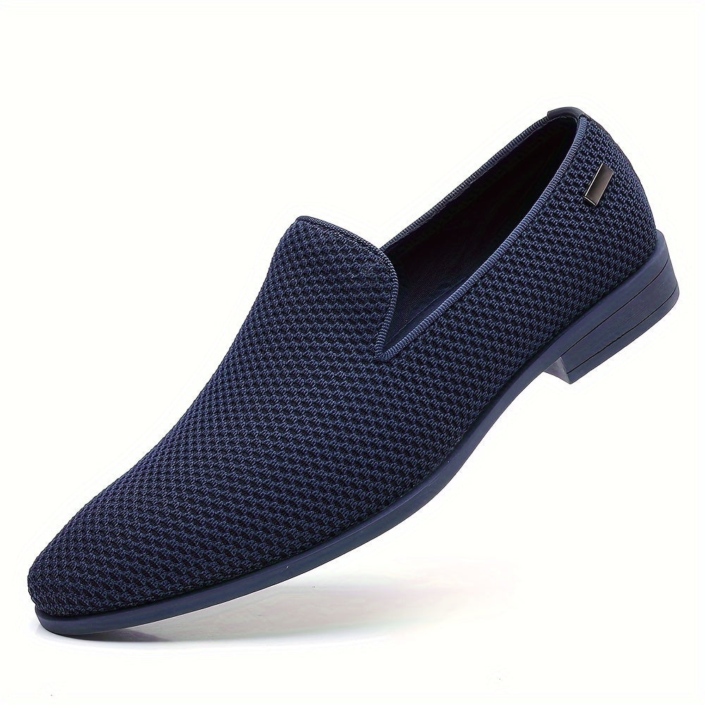 Herr Slip-On Formella Skor för Bröllop och Kontor – Elegant och Bekväm Stil