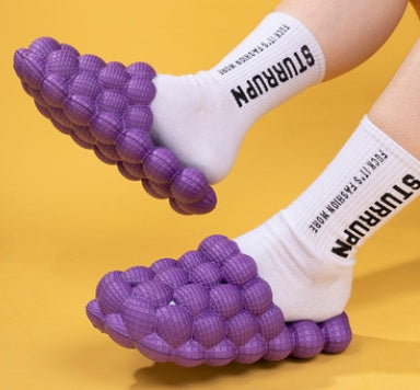 Norman – Massage Mesh Tofflor med Halkskydd