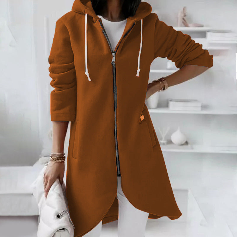 Katie – Hoodie med dragkedja för kvinnor