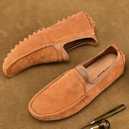 Herrloafers Slip-on Elegant Stil För Vardag och Bilkörning