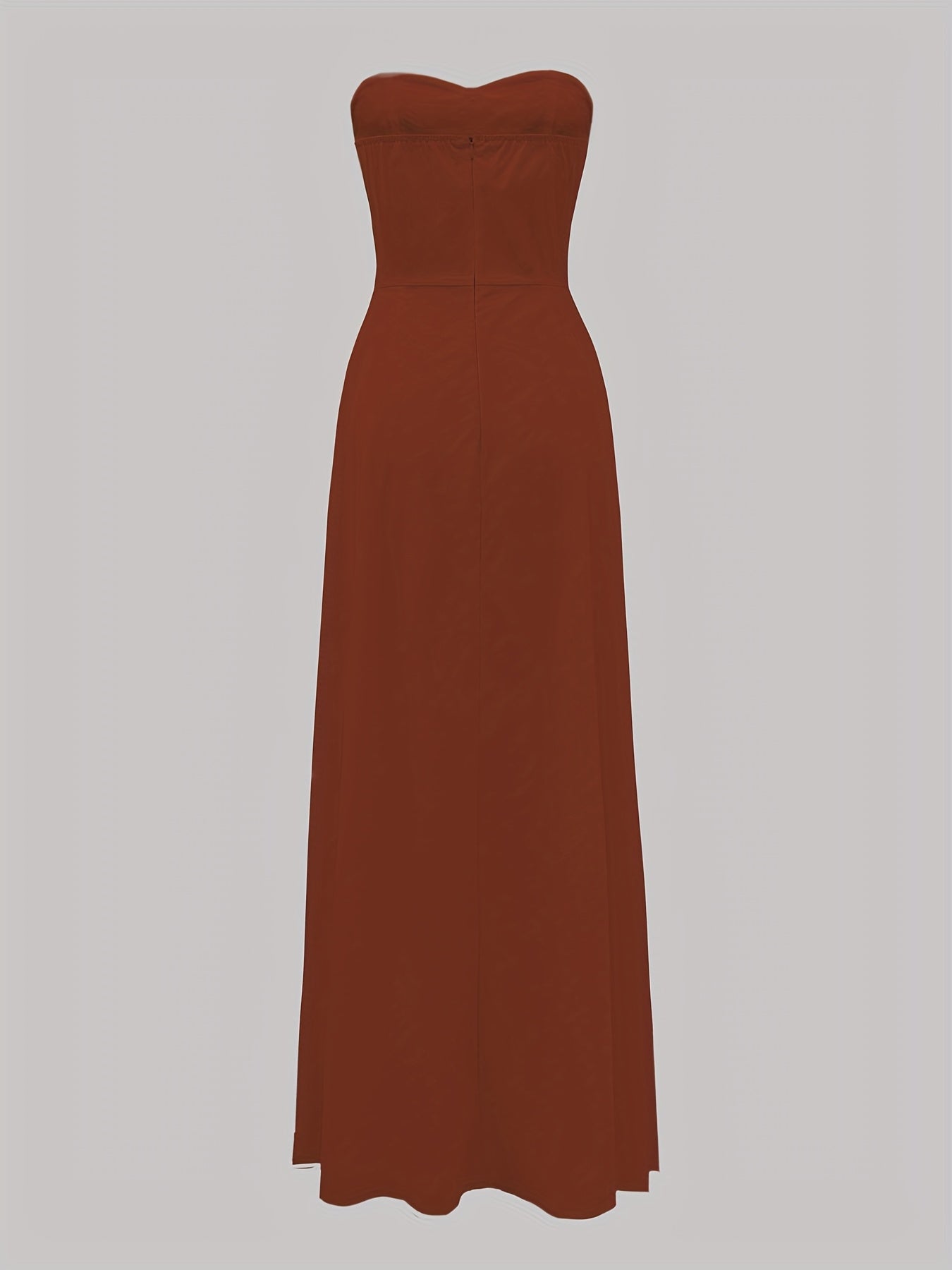Dam Elegant Aftonklänning Bandeau Stil Fest och Gala
