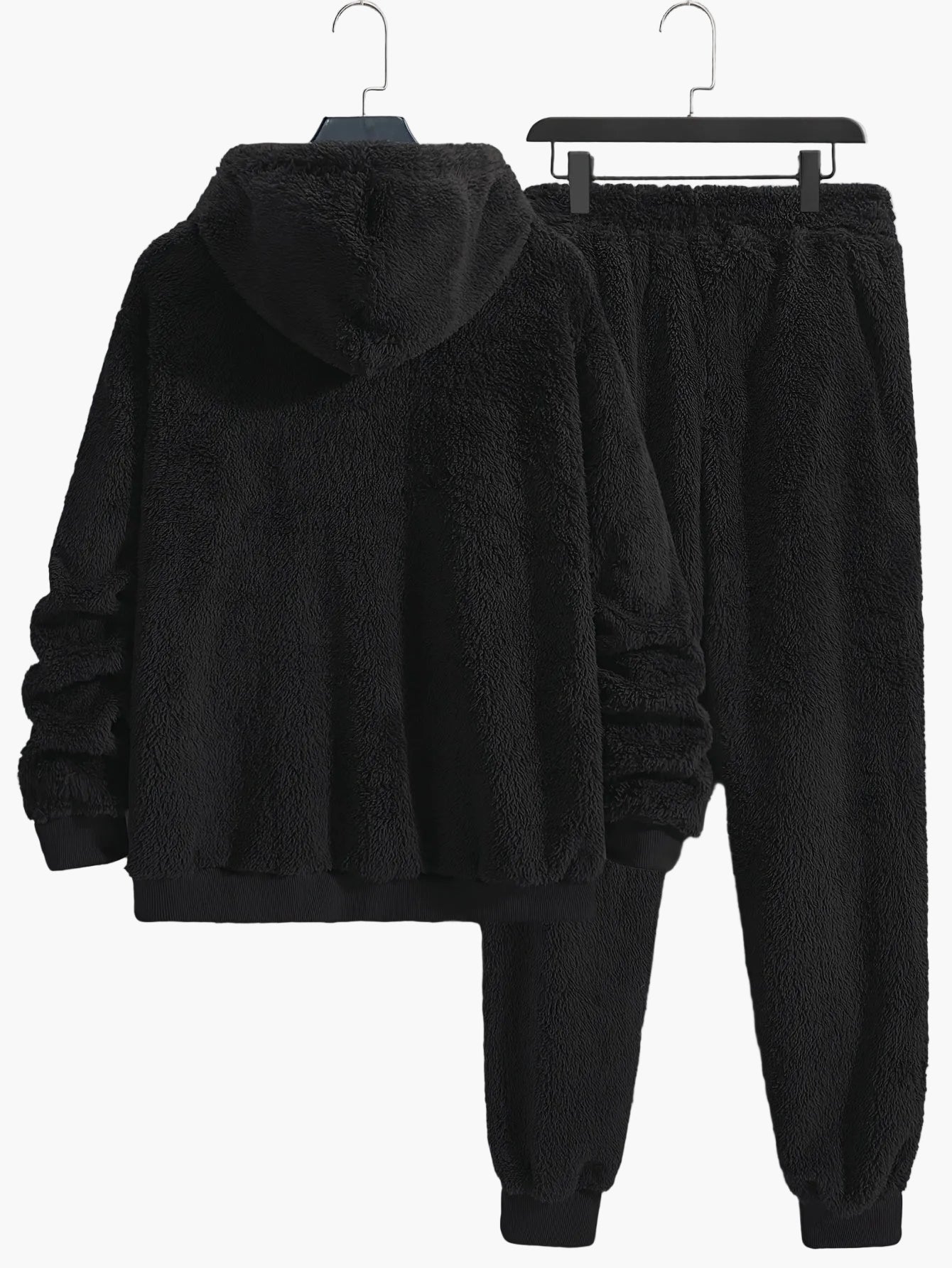 Herrarnas mysiga tvådelade lounge-set med huva – avslappnad höst/vinter-outfit