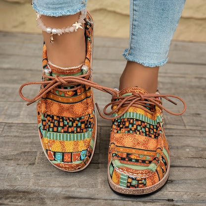 Damloafers med vintageinspirerat mönster – Bekväma vardagsskor med brogue-detaljer