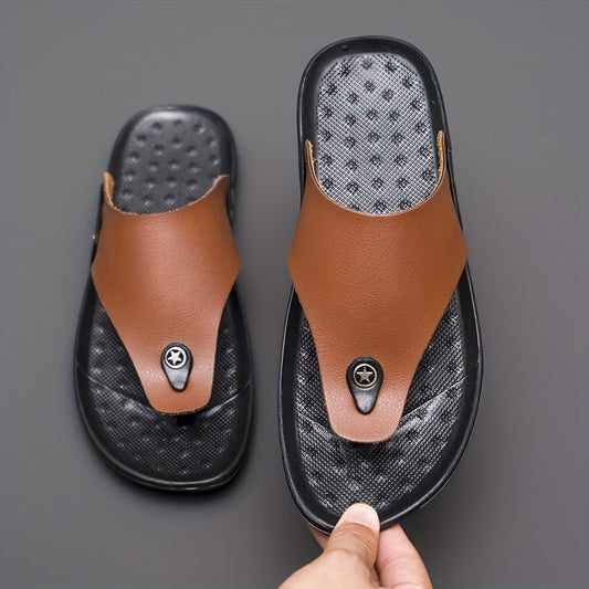 Herr Tofflor Sandaler – Avslappnade Sommarsandaler med Modern Design för Strand och Fritid