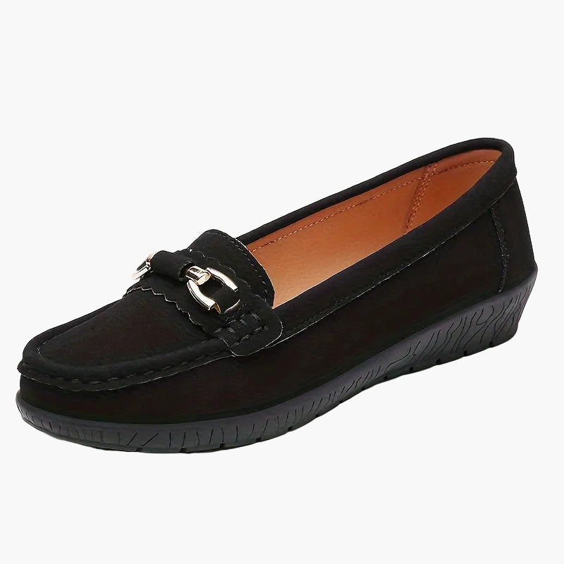 Damers eleganta vardagsloafers med trendig design och komfortsula