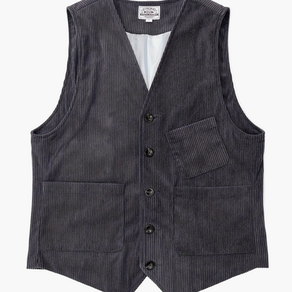 Herrväst i klassisk workwear-stil – elegant och mångsidig väst för arbete och fritid