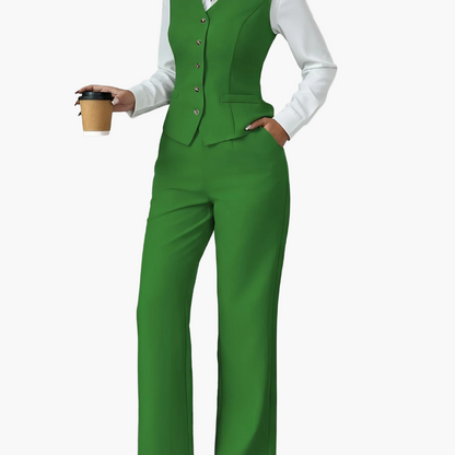 Damkostym Elegant Västdress för Kontor och Vardag
