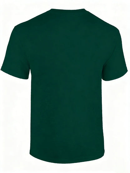 Herr T-shirt – Avslappnad Kortärmad Streetwear för Vardag och Fritid