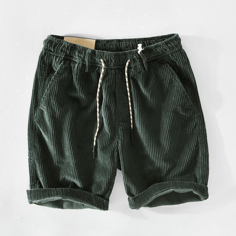 Herrshorts i corduroy – Modern stil och avslappnad komfort för vardagsbruk