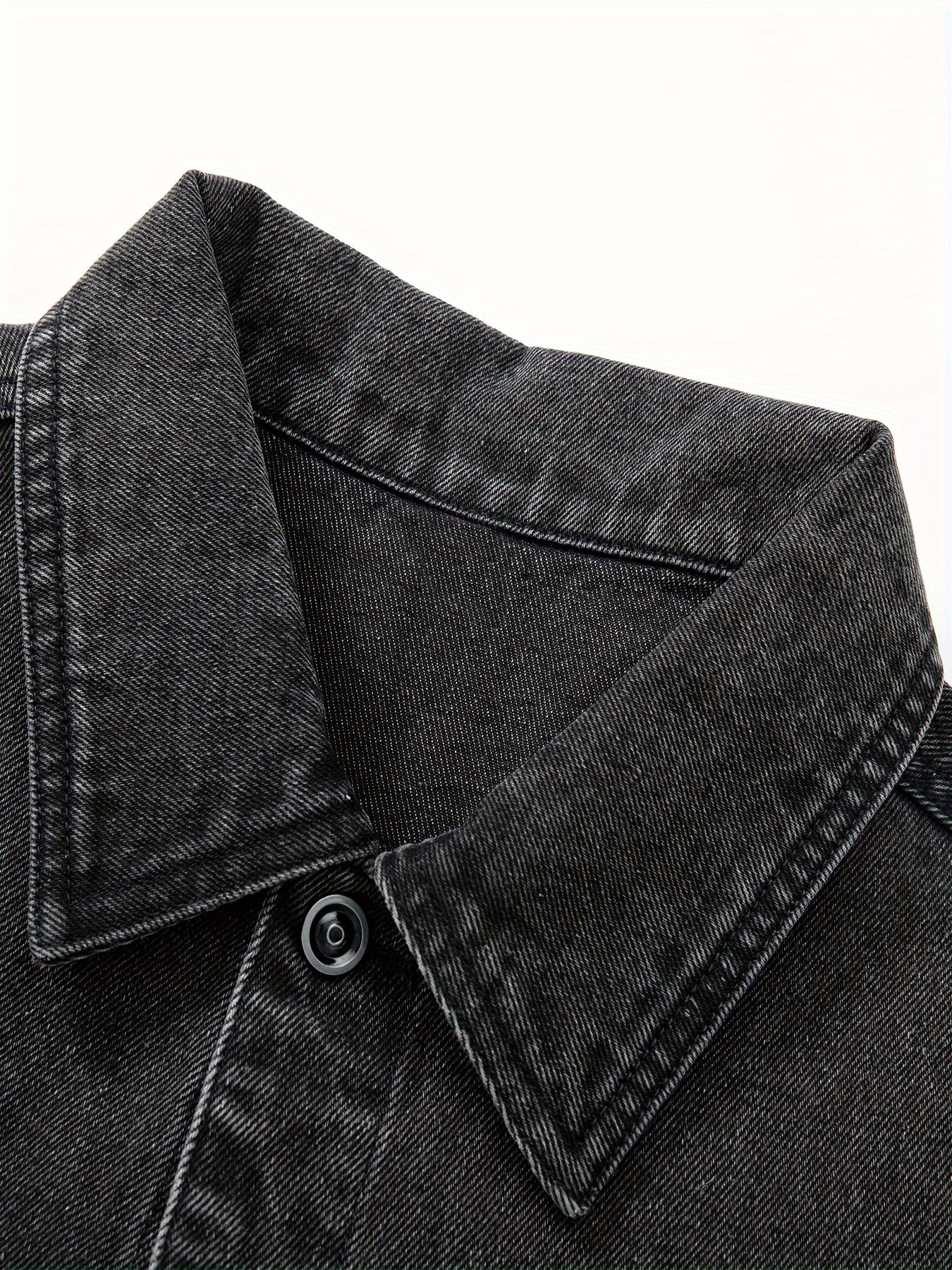 Herrväst i denim – Ärmfri, avslappnad stil för vardagsbruk