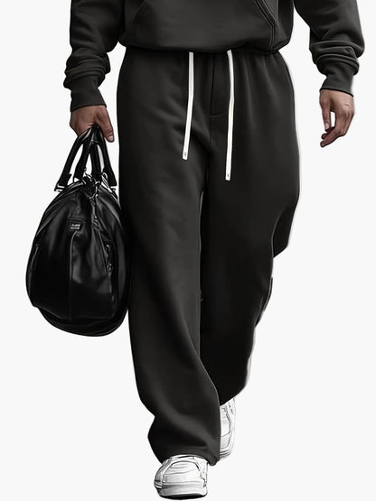 Herrset med Hoodie och Joggingbyxor – Ledig och Trendig Streetwear för Vardag och Träning