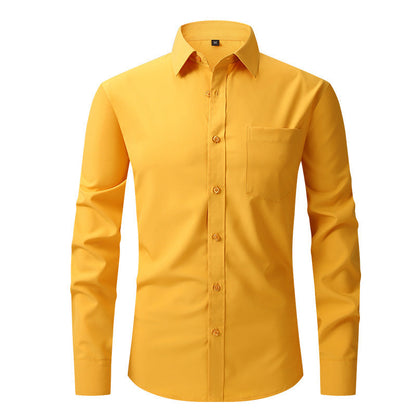Terrence – Långärmad Skjorta för Affärsbruk