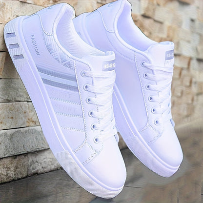Herr Sneakers Sportiga Vardagsskor med Låg Profil - Trendig och Bekväm för Fritid och Stadsliv