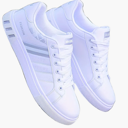 Herr Sneakers Sportiga Vardagsskor med Låg Profil - Trendig och Bekväm för Fritid och Stadsliv
