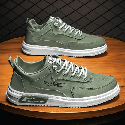 Herr Sneakers Låga Streetwear Modern Stil Vardagsbruk